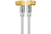 Antennkabel - Pro SAT antenna cable (135 dB) 4x shielded 1m - 4040849704819