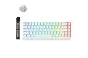 Tangentbord - MCHOSE Ace 68 Ice Rhino Magnetic Hall Effect Magnetic - Gaming Keyboard - Utan numpad - Engelska (US) - Vit - HW-Ace68-17