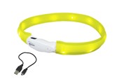 Hundar - Nobby LED-halsband brett VISIBLE, M, gul - L77035