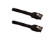 SATA kabel - DUTZO Sleeved SATA kabel - Svart - 0.17 m - DSC-SATASL03BLK